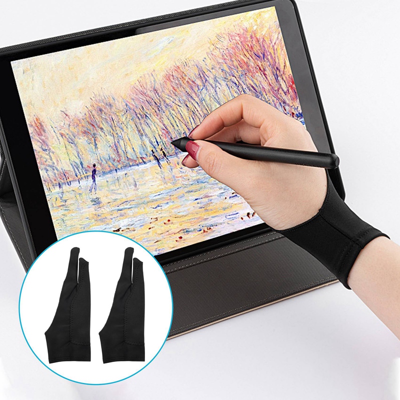 Drawing Glove Two Finger Artist - قفازات رسم رقمية جديدة من a86g،