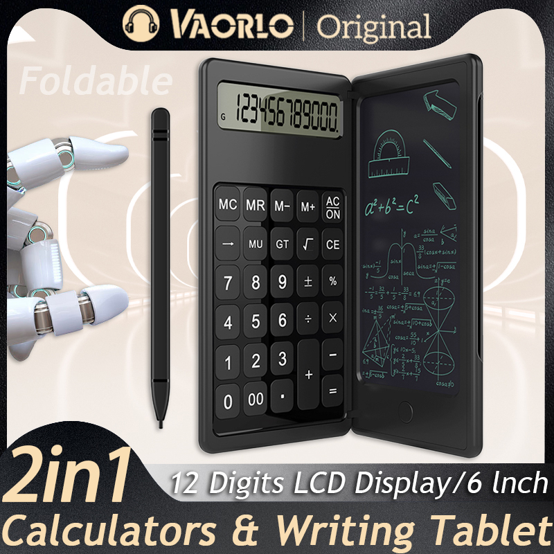 Drawing Tablet Battery Free Stylus - آلة حاسبة قابلة للطي وشاشة LCD