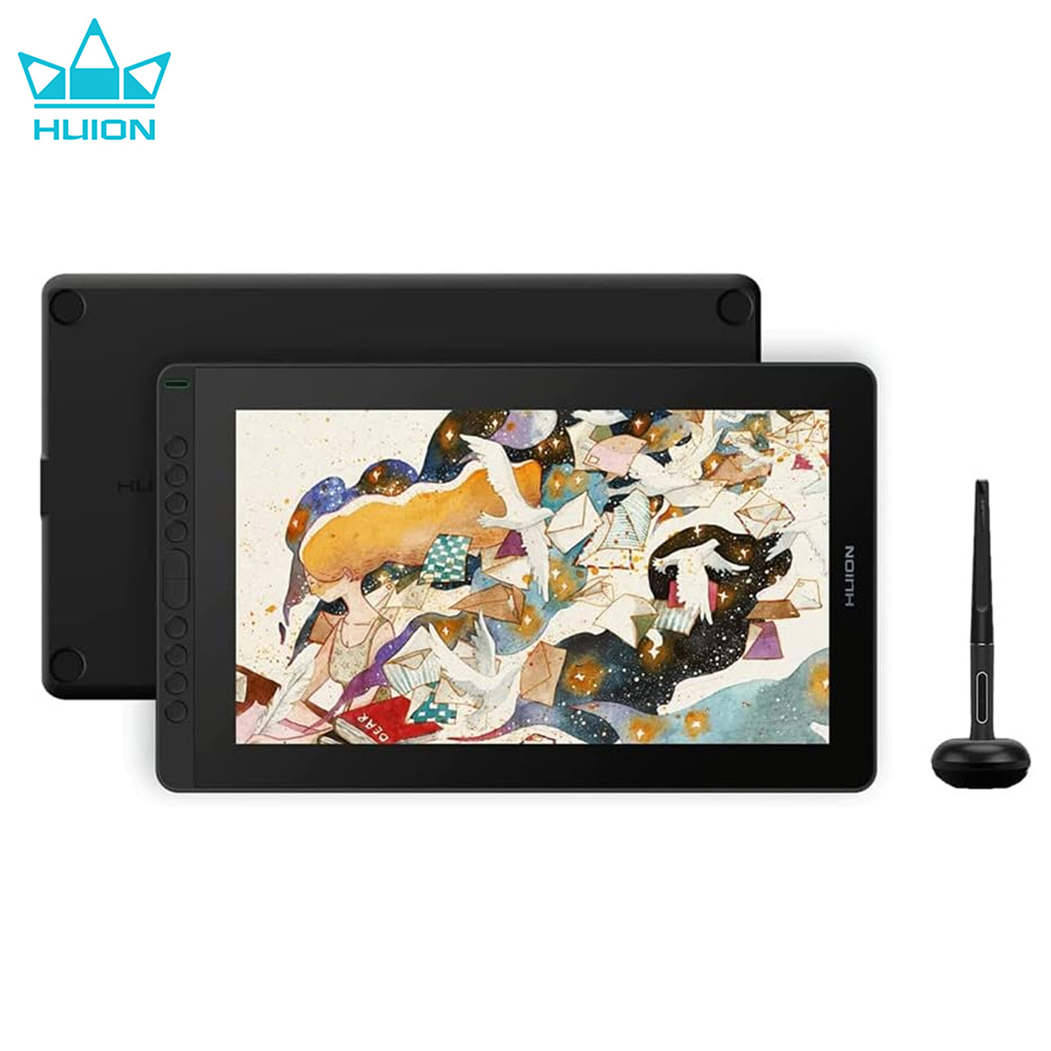 Drawing Tablet With Screen 15.6 Inch - تابلت رسم Huion KAMVAS 16 قلم