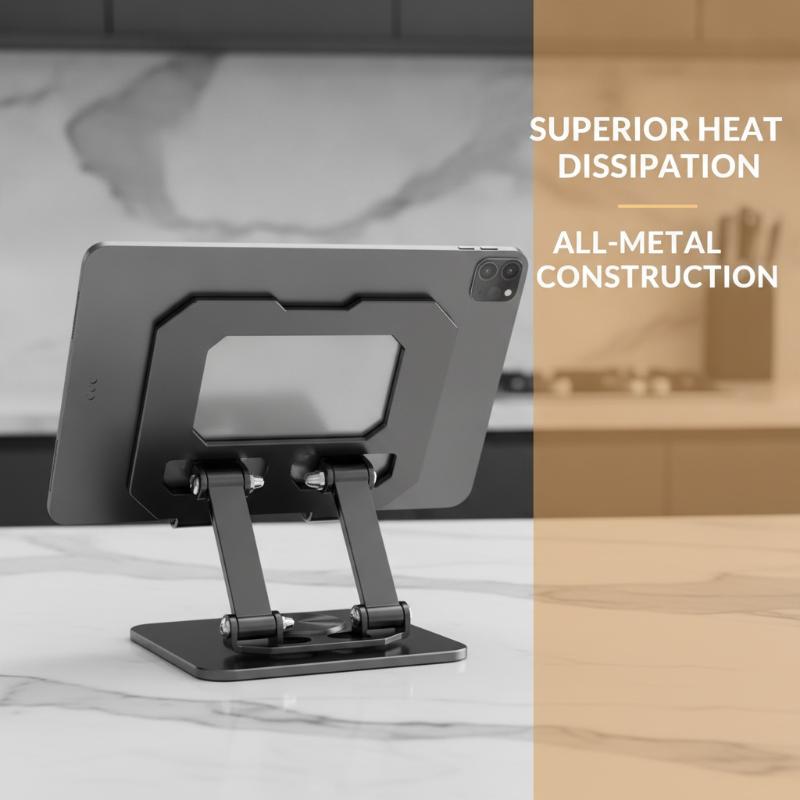 Tablet Stand Adjustable Aluminum - عالمي 360 ° حامل أجهزة لوحية