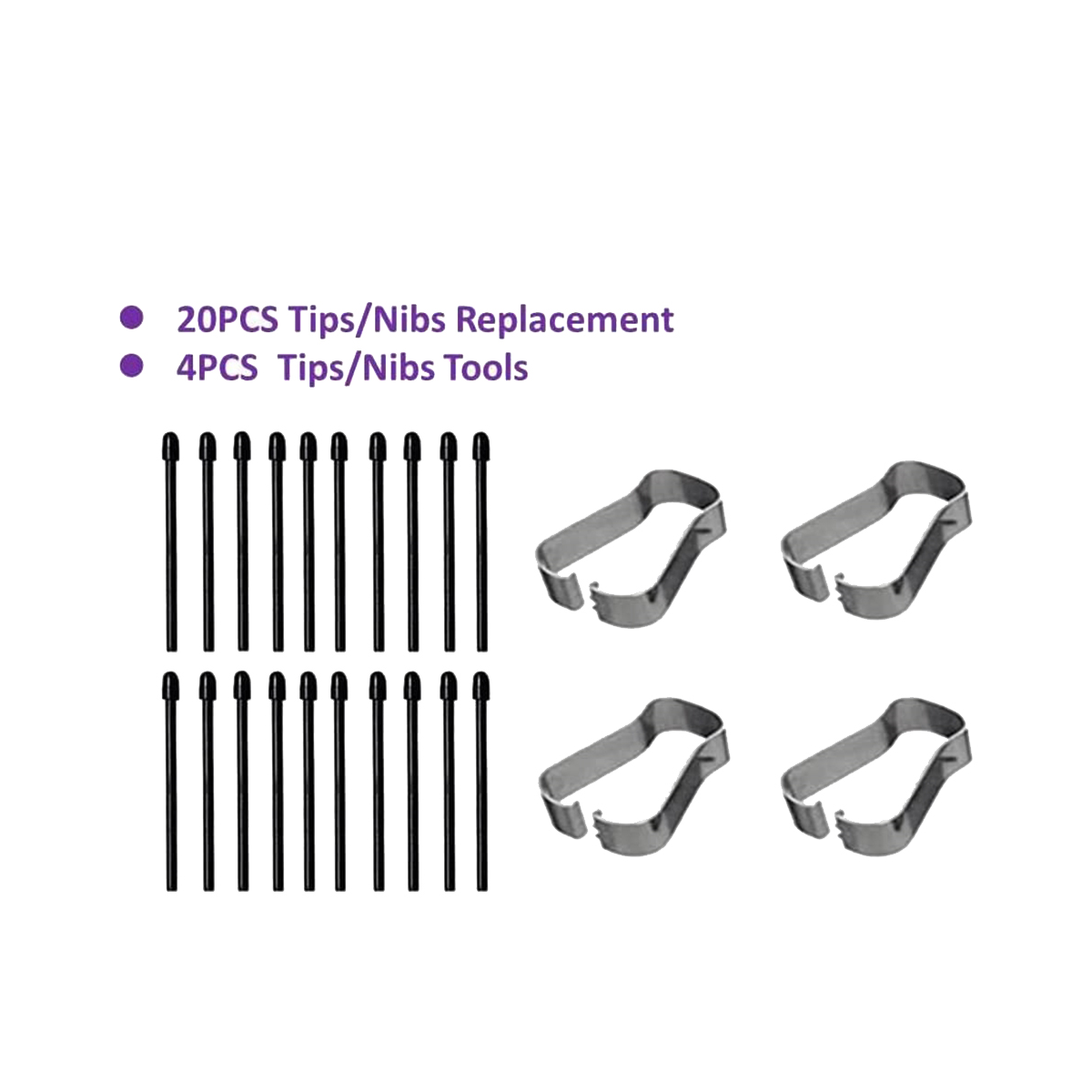 أطراف قلم ماركر سوداء ، مناقير - مراجعة Replacement Pen Nibs Stylus وسعره