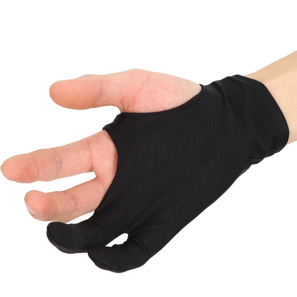 زوج من قفازات الرسم المتينة بت - مراجعة Drawing Glove Two Finger Artist وسعره