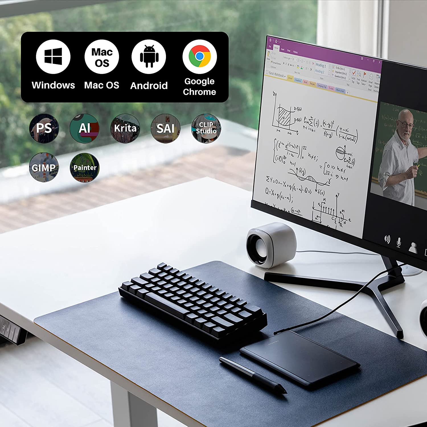 Huion H420X الرسومات اللوحي 4. - مراجعة Drawing Tablet Battery Free Stylus وسعره