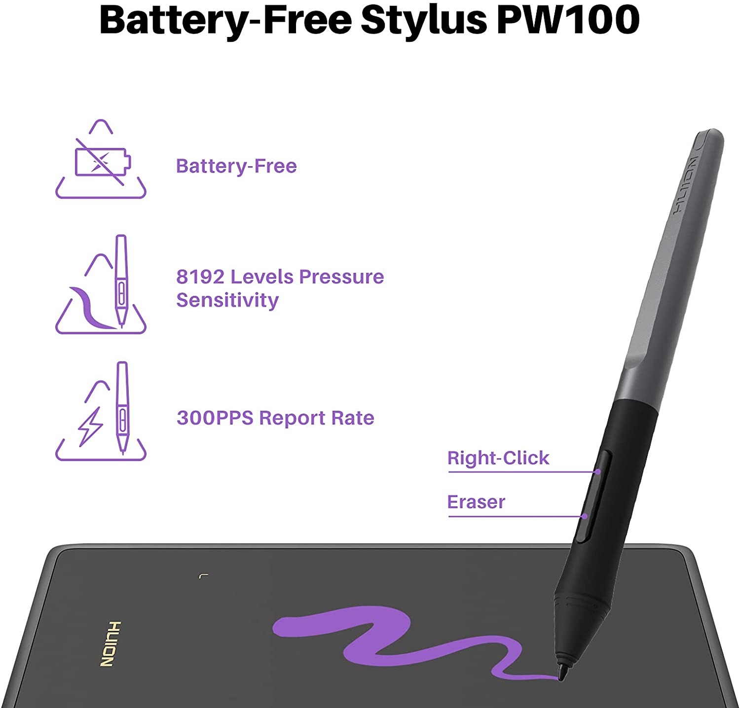 Huion H420X الرسومات اللوحي 4. - مراجعة Drawing Tablet Battery Free Stylus وسعره