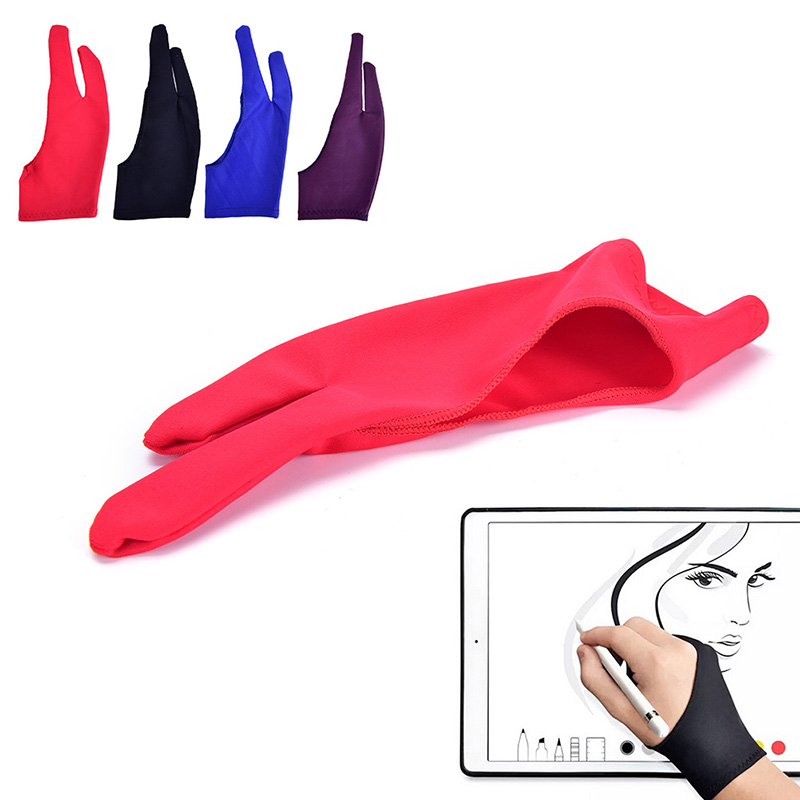 قفازة مضادة للقاذورات للرسم ال - مراجعة Drawing Glove Two Finger Artist وسعره
