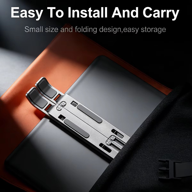 حامل لابتوب قابل للطي لماك بوك - مراجعة Tablet Stand Adjustable Aluminum وسعره