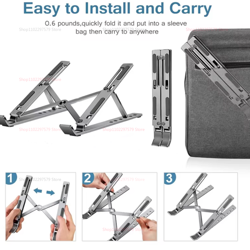 حامل محمول قابل للطي لأجهزة ال - مراجعة Tablet Stand Adjustable Aluminum وسعره