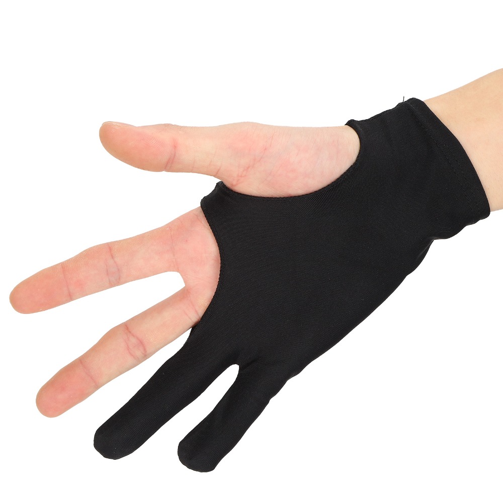 زوج من قفازات الرسم المتينة بت - مراجعة Drawing Glove Two Finger Artist وسعره