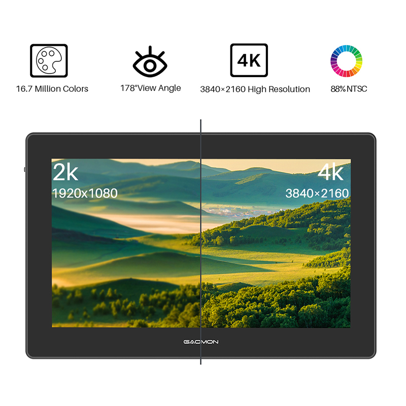 شاشة كمبيوتر لوحي للرسومات GAO - مراجعة Drawing Tablet With Screen 15.6 Inch وسعره