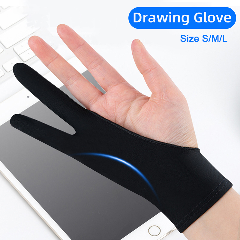 قفازات رسم بإصبعين مضادة للمس  - مراجعة Drawing Glove Two Finger Artist وسعره