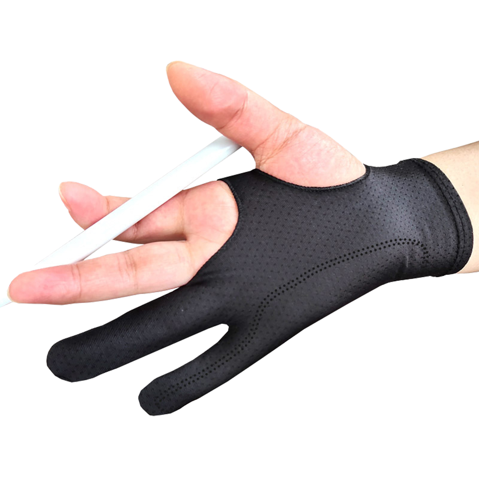 قفاز مضاد للمس قفاز فنان بإصبع - مراجعة Drawing Glove Two Finger Artist وسعره