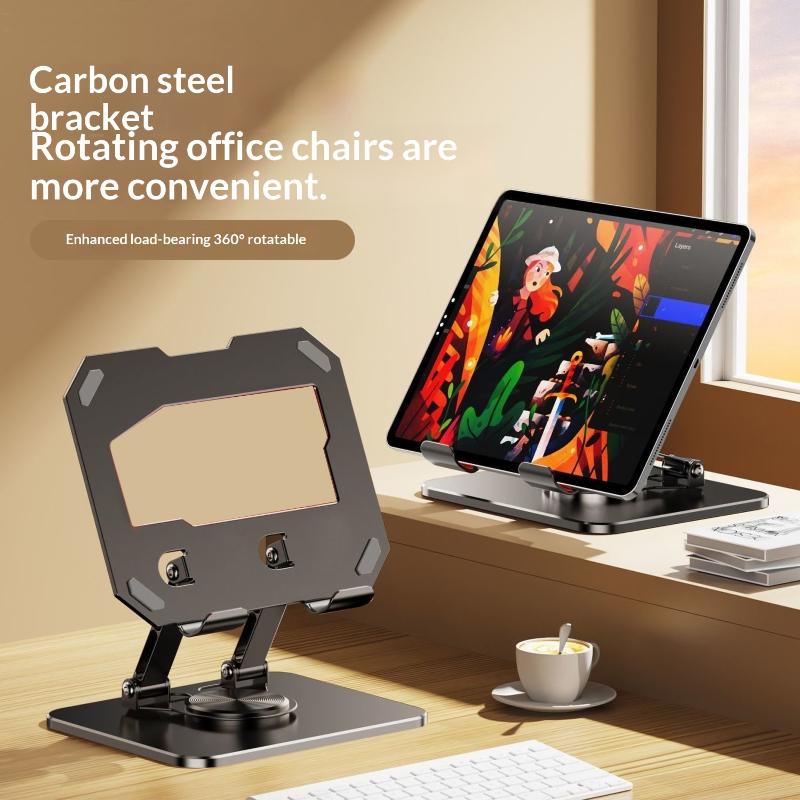 عالمي 360 °   حامل أجهزة لوحية - مراجعة Tablet Stand Adjustable Aluminum وسعره