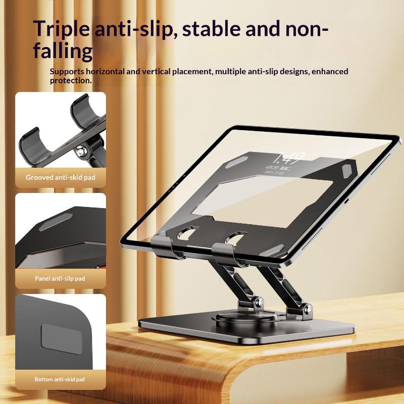 عالمي 360 °   حامل أجهزة لوحية - مراجعة Tablet Stand Adjustable Aluminum وسعره