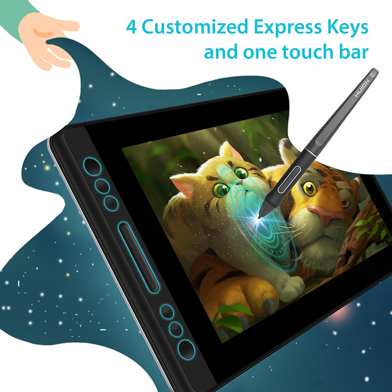 Huion Kamvas Pro 13 شاشة كمبيو - مراجعة Graphics Tablet 13 Inch 8192 وسعره