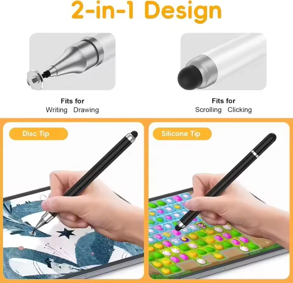 قلم ستايلس عالمي 2 في 1 للأجهز - مراجعة Drawing Tablet Standalone Android وسعره