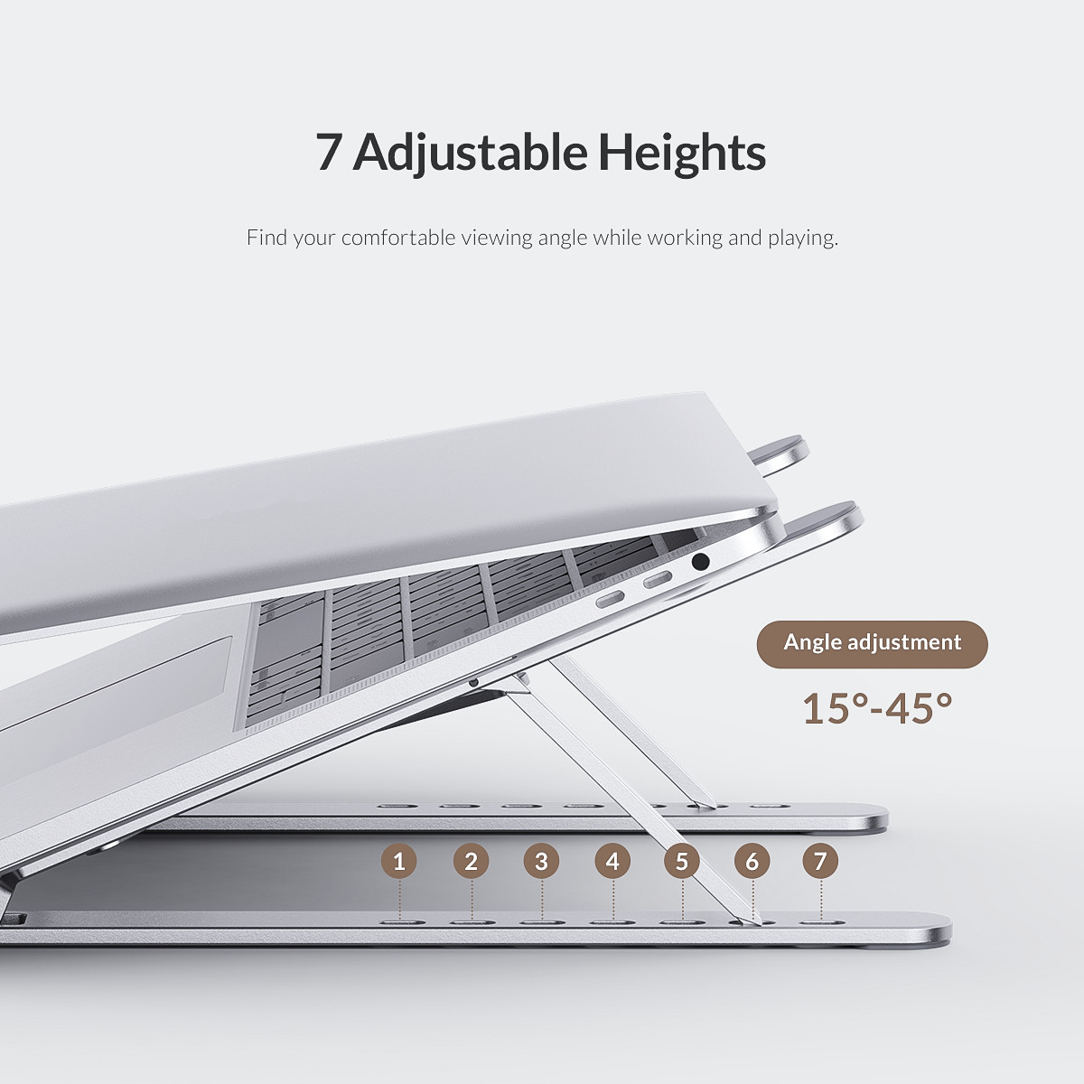 حامل كمبيوتر محمول قابل للطي م - مراجعة Tablet Stand Adjustable Aluminum وسعره