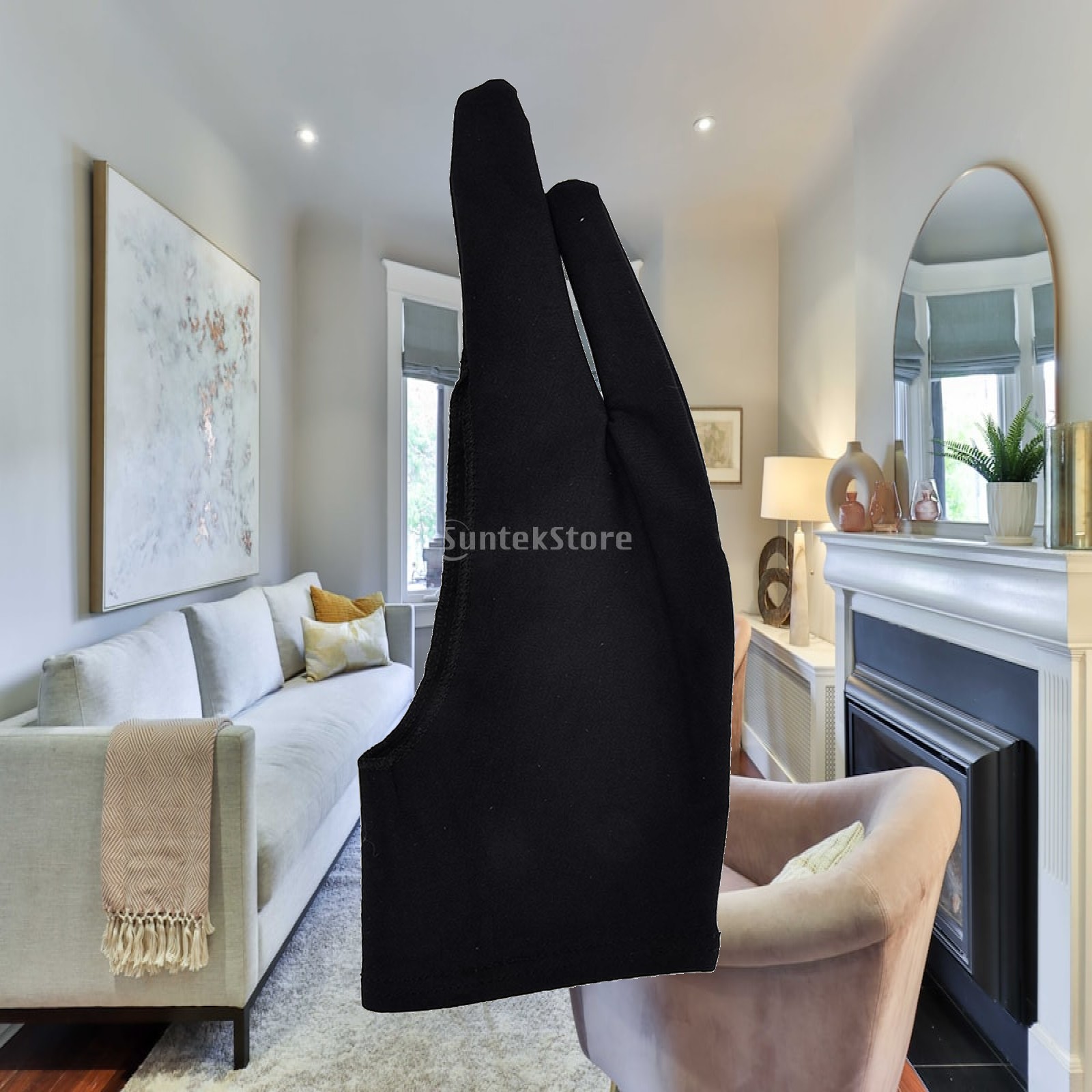 قفاز رسم للفنانين، بفتحة إصبعي - مراجعة Drawing Glove Two Finger Artist وسعره