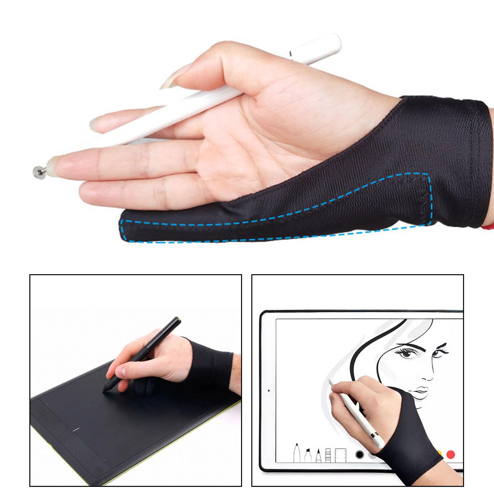 قفاز رسم للفنانين، بفتحة إصبعي - مراجعة Drawing Glove Two Finger Artist وسعره