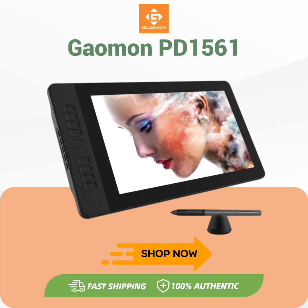 شاشة جهاز لوحي للرسومات من GAO - مراجعة Drawing Tablet With Screen 15.6 Inch وسعره
