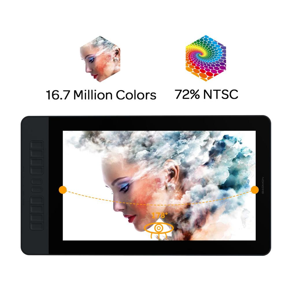 شاشة جهاز لوحي للرسومات من GAO - مراجعة Drawing Tablet With Screen 15.6 Inch وسعره