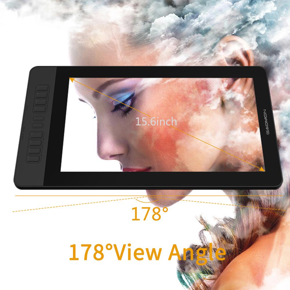 شاشة جهاز لوحي للرسومات من GAO - مراجعة Drawing Tablet With Screen 15.6 Inch وسعره