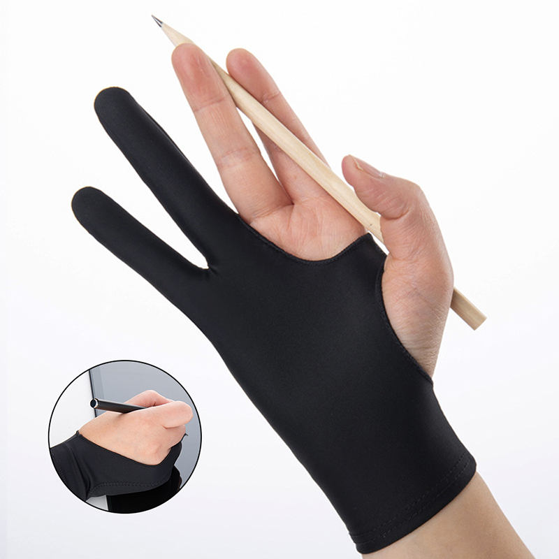 قفاز رسم مضاد للمس بإصبعين قفا - مراجعة Drawing Glove Two Finger Artist وسعره