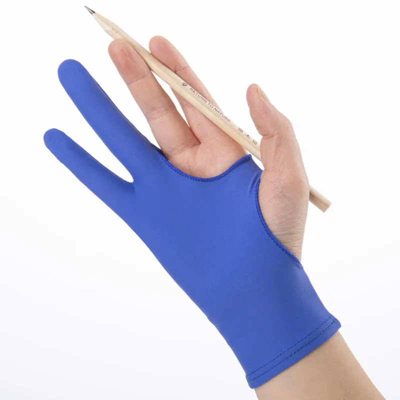 قفاز ببصمة إصبعين مضاد للتلوث  - مراجعة Drawing Glove Two Finger Artist وسعره