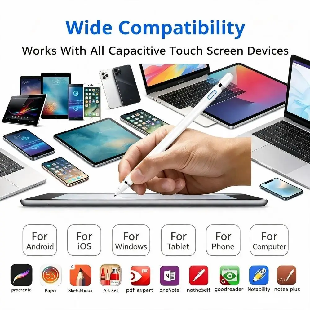 قلم ستايلس عالمي قابل لإعادة ا - مراجعة Drawing Tablet Standalone Android وسعره