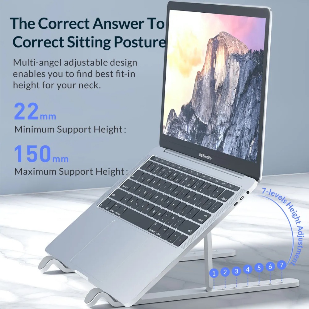 حامل لابتوب أوريكو من الألومني - مراجعة Tablet Stand Adjustable Aluminum وسعره